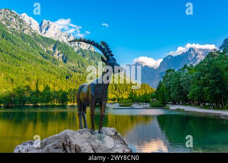 Zlatorog am Jasna-See in Kranjska Gora, Slowenien Stockfoto