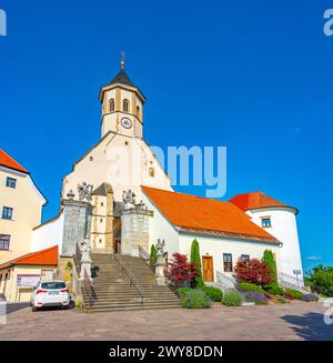 Basilika der Jungfrau der Barmherzigkeit in Ptujska Gora in Slowenien Stockfoto