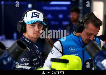Suzuka, Japan. April 2024. Logan Sargeant (USA) Williams Racing. Formel-1-Weltmeisterschaft, Rd 4, großer Preis von Japan, Freitag, 5. April 2024. Suzuka, Japan. Quelle: James Moy/Alamy Live News Stockfoto
