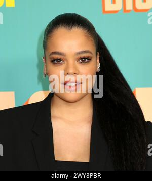New York City, USA. April 2024. Lydia West nahm an der New Yorker Premiere „Big Mood“ Teil, die am 4. April 2024 im Whitby Hotel in New York City stattfand © Steven Bergman/AFF-USA.COM Credit: AFF/Alamy Live News Stockfoto