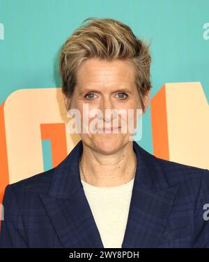 New York City, USA. April 2024. Rebecca Asher nahm an der New Yorker Premiere „Big Mood“ Teil, die am 4. April 2024 im Whitby Hotel in New York City stattfand © Steven Bergman/AFF-USA.COM Credit: AFF/Alamy Live News Stockfoto