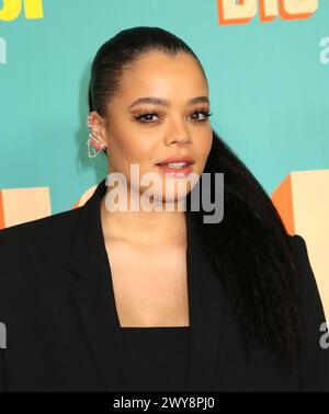 New York City, USA. April 2024. Lydia West nahm an der New Yorker Premiere „Big Mood“ Teil, die am 4. April 2024 im Whitby Hotel in New York City stattfand © Steven Bergman/AFF-USA.COM Credit: AFF/Alamy Live News Stockfoto