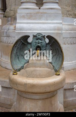 Brunnen im Dona Casilda Iturrizar Park, Bilbao, Spanien Stockfoto