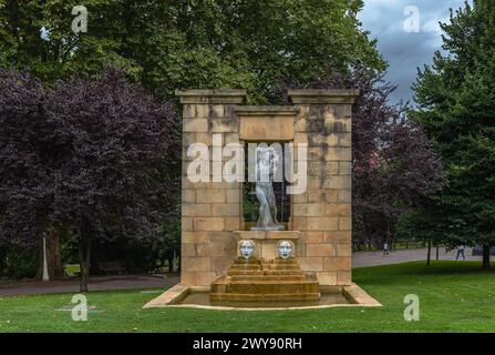 Brunnen im Dona Casilda Iturrizar Park, Bilbao, Spanien Stockfoto