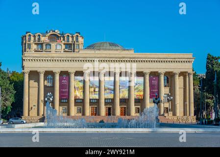 Baku, Aserbaidschan, 16. September 2023: Aserbaidschanisches Unabhängigkeitsmuseum in Baku Stockfoto