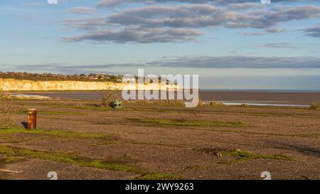 Der Old Ramsgate Hovercraft Port in Cliffsend, Kent, England, Großbritannien Stockfoto