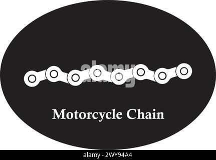 Motorrad Kette Icon Vektor Illustration Design Stock Vektor