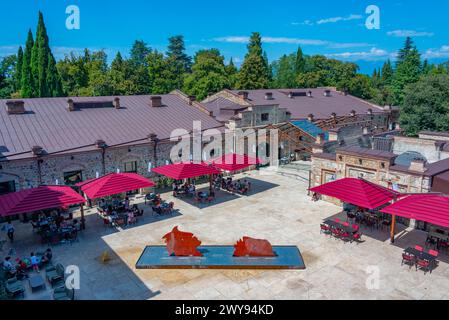 Telavi, Georgia, 28. August 2023: Sommertag auf dem Tsinandali Estate in Georgia Stockfoto