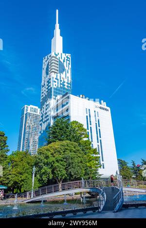 Batumi, Georgia, 31. August 2023: Luxushotels in der georgischen Küstenstadt Batumi Stockfoto