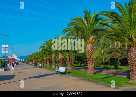 Batumi, Georgia, 31. August 2023: Sommertag am Batumi Boulevard in Georgia Stockfoto