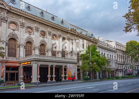 Tiflis, Georgien, 11. September 2023: Shota Rustaveli Theater in Tiflis, Georgien Stockfoto