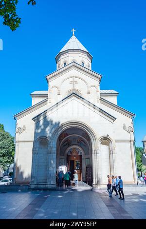 Tiflis, Georgien, 10. September 2023: Kaschueti St. Georgskirche in Tiflis, Georgien Stockfoto