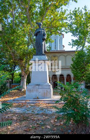 Bukarest, Rumänien, 21. August 2023: Statue von Constantin Brancoveanu in Bukarest, Rumänien Stockfoto