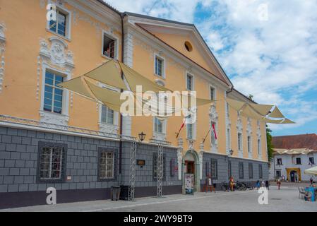 Radovljica, Slowenien, 19. Juni 2023: Imkereimuseum in Radovljica, Slowenien Stockfoto