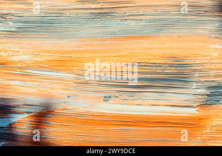 Ein abstrakter Hintergrund in warmen Orangetönen Stockfoto