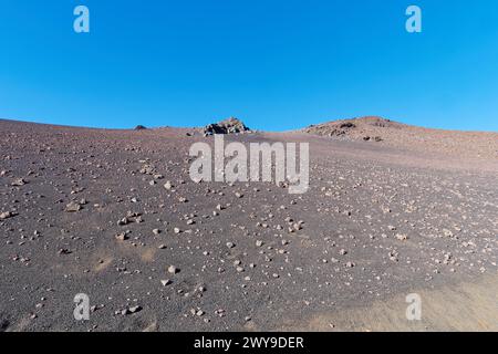 Malerischer Pa Ka'oao Trail im Haleakala National Park, Maui Island, Hawaii, USA. Stockfoto