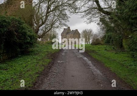 Midhope Castle bei Abercorn am Stadtrand von Edinburgh in Schottland Stockfoto