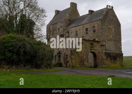 Midhope Castle bei Abercorn am Stadtrand von Edinburgh in Schottland Stockfoto