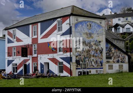 The Union Inn - Public House - Tamar Street, Saltash, Cornwall, England, Großbritannien Stockfoto