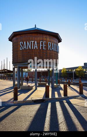 SANTE Fe Rail Yard in Old Santa Fe New Mexico Stockfoto