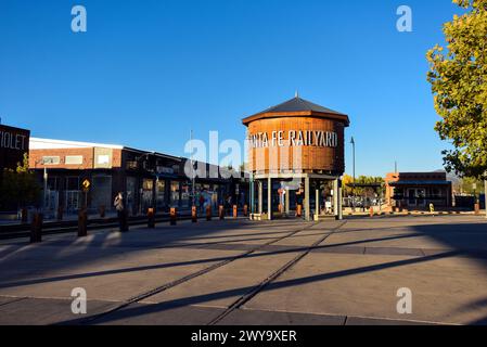 SANTE Fe Rail Yard in Old Santa Fe New Mexico Stockfoto