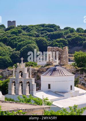 I.N. Panagias Kirche, Apeiranthos Dorf, Naxos Insel, Kykladen, griechische Inseln, Griechenland, Europa Urheberrecht: KarolxKozlowski 1245-3659 Stockfoto