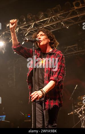 3. April 2024: Mr. Big Sänger Eric Martin spielt ein Konzert in Mailand Stockfoto