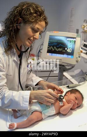 Pädiatrie. Hospital de Zumarraga, Gipuzkoa, Euskadi, Spanien. Stockfoto
