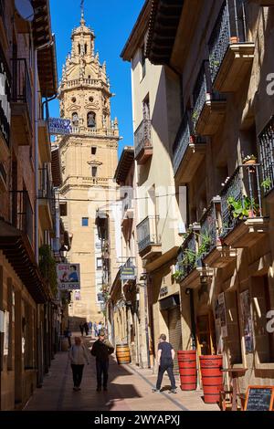 Parroquia de Santo Tomás Apóstol, Haro, La Rioja, Spanien, Europa. Stockfoto