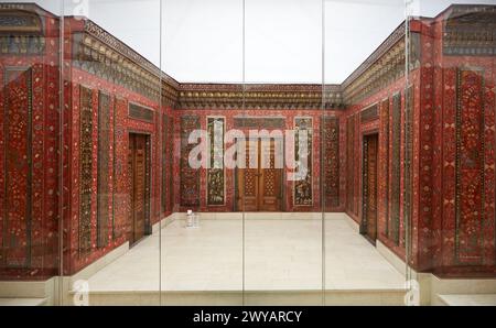 Das Aleppo-Zimmer. Pergamon Museum, Berlin, Deutschland. Stockfoto