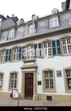 CASA DI KARL MARX, Haus, Bruckenstraße 10, Trier, Treviri, Veduta, View, 31-03-2024 Stockfoto