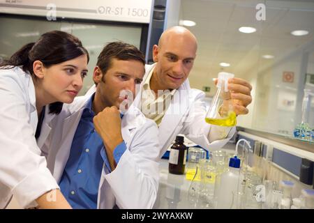 Inasmet-Tecnalia Stiftung, Technologie- und Forschungszentrum, San Sebastian Technologiepark, Baskenland. Chemielabor. Stockfoto