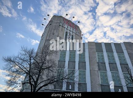 Sears Roebuck und CO Logo im Geschäft in Flatbush, Brooklyn, New York City Stockfoto