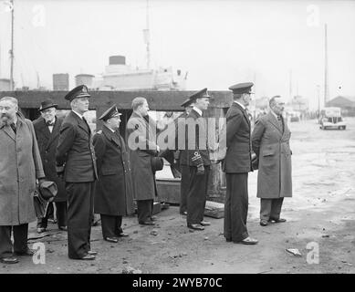 DER ABSCHNITT DER ROYAL NAVY BEAUFTRAGT DIE ERSTE CORVETTE. 4. APRIL