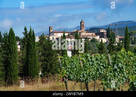 Castiglion Fibocchi, altes Dorf in der Provinz Arezzo, Toskana, Italien Stockfoto