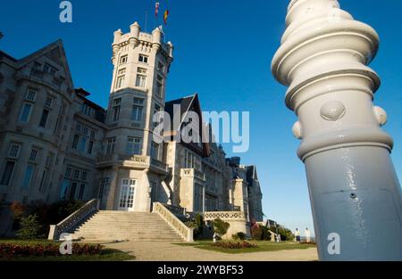 Universidad Internacional Menéndez Pelayo. Palacio de la Magdalena. Santander. Kantabrien. Spanien. Stockfoto