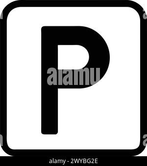 PARKPLATZSYMBOLE, GRAFISCHE RESSOURCEN Stock Vektor