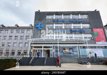 Aranzazu Gebäude, Krankenhaus Donostia, San Sebastian, Gipuzkoa, Baskenland, Spanien. Stockfoto