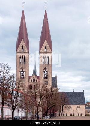 Halberstädter Dom (Sachsen-Anhalt/Deutschland) Stockfoto