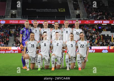 Linz, Österreich. April 2024. Linz, Österreich, 5. April 2024: Deutschland startet beim UEFA-Qualifikationsspiel Österreich gegen Deutschland in Linz Tom Seiss/SPP (Tom Seiss/SPP) Credit: SPP Sport Press Photo. /Alamy Live News Stockfoto