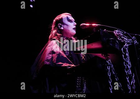 Zetra spielt im Fuzz Live Music Club, Athen/Griechenland, April 2024 Stockfoto