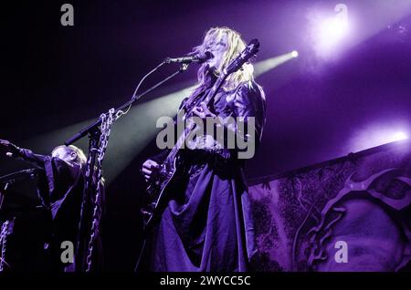 Zetra spielt im Fuzz Live Music Club, Athen/Griechenland, April 2024 Stockfoto