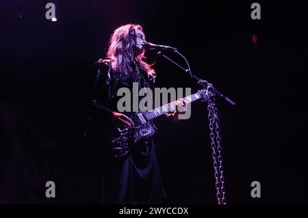 Zetra spielt im Fuzz Live Music Club, Athen/Griechenland, April 2024 Stockfoto