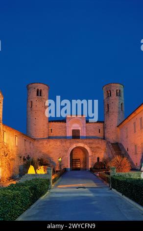 Italien Marche Provinz Macerata Abtei von San Claudio al Chienti Stockfoto