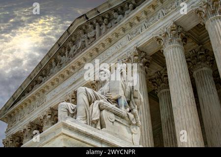 Urteil Des Obersten Gerichtshofs Der Vereinigten Staaten Stockfoto