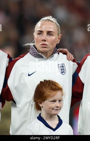 London, Großbritannien. April 2024. London, England, 5. April 2024: Alex Greenwood (6 England) während des UEFA Women's Euro 2025 Spiels zwischen England und Schweden im Wembley Stadium in London (Alexander Canillas/SPP) Credit: SPP Sport Press Photo. /Alamy Live News Stockfoto