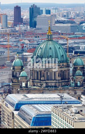 Berliner Dom, Marienkirche Kirche, Alexanderplatz, Berlin, Deutschland. Stockfoto
