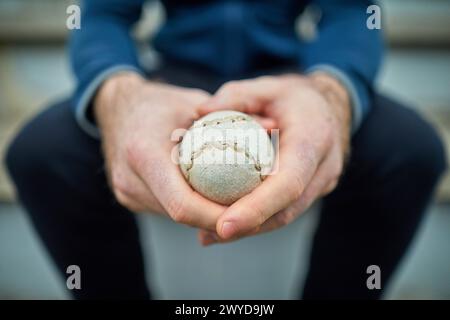 Baskenland Pelota, Fronton, Bilbao, Baskenland, Spanien. Stockfoto