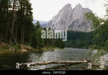 Els Encantats. Estany de Sant Maurici. Parc Nacional d´Aigües Tortes. Provinz Lleida. Katalonien. Spanien. Stockfoto