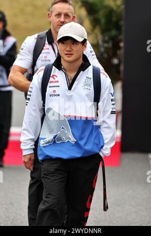 Suzuka, Japan. April 2024. Yuki Tsunoda (JPN) RB. Formel-1-Weltmeisterschaft, Rd 4, großer Preis von Japan, Samstag, 6. April 2024. Suzuka, Japan. Quelle: James Moy/Alamy Live News Stockfoto
